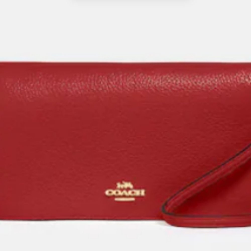 Coach Anna Foldover Clutch Crossbody